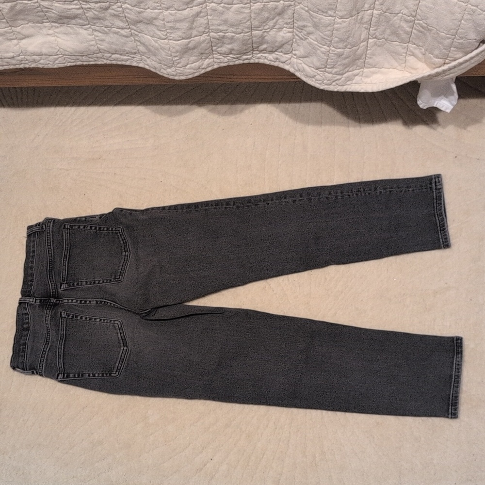Everlane Faded Black High Rise Straight Jeans Size 26 Ankle - Picture 5 of 5